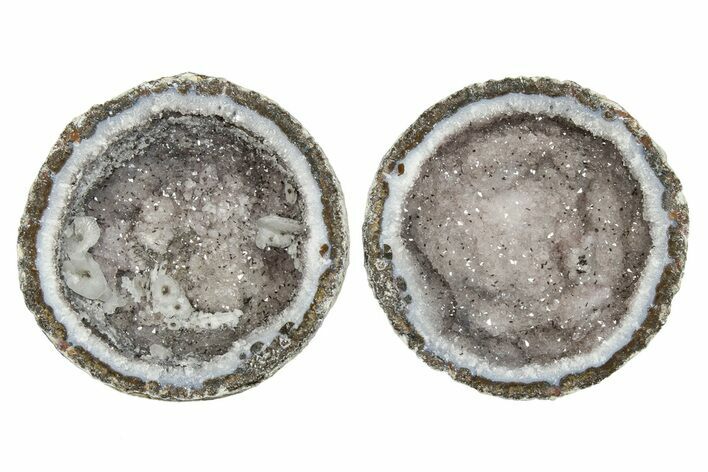 Las Choyas Coconut Geode Pair - Mexico #246272